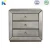 Import High quality hotel bedroom furniture mirror nightstand with 3 drawers mirrored furniture from China