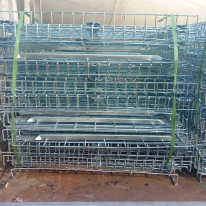High Quality Industrial Steel Pallet Box Foldable Wire Mesh Metal Storage Cages Roll Container Metal Stillage collapsible pallet