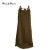 Import High quality khaki green scoop neck 100%cotton chinese traditional dress from China