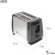 Import Mini 220V Stainless Steel 2 Slices Stainless steel Automatic Household Bread Toaster from China