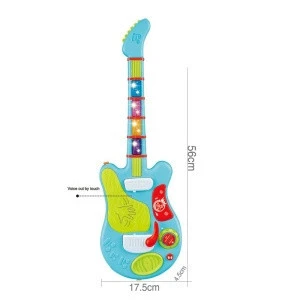 High quality musical instrument with multi-functional induction guitar toys