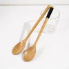high quality natural wooden spoon kitchen cooking dining mixing soup tea honey coffee utensil tools tableware