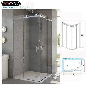 High Quality Sliding Glass Frameless Shower Doors, Shower Enclosure