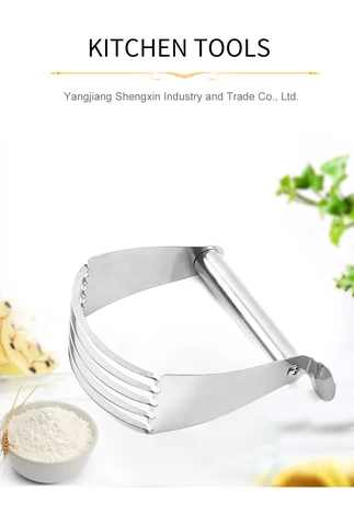 High quality stainless steel cake baking tools manual Cutter Mixer Dough Pastry Blender