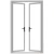 Import High quality steel accessories aluminum alloy interior casement door from China