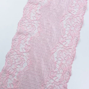High Quality Stretch 90%Nylon 10%Spandex Lace Fabric for Underwear 2271