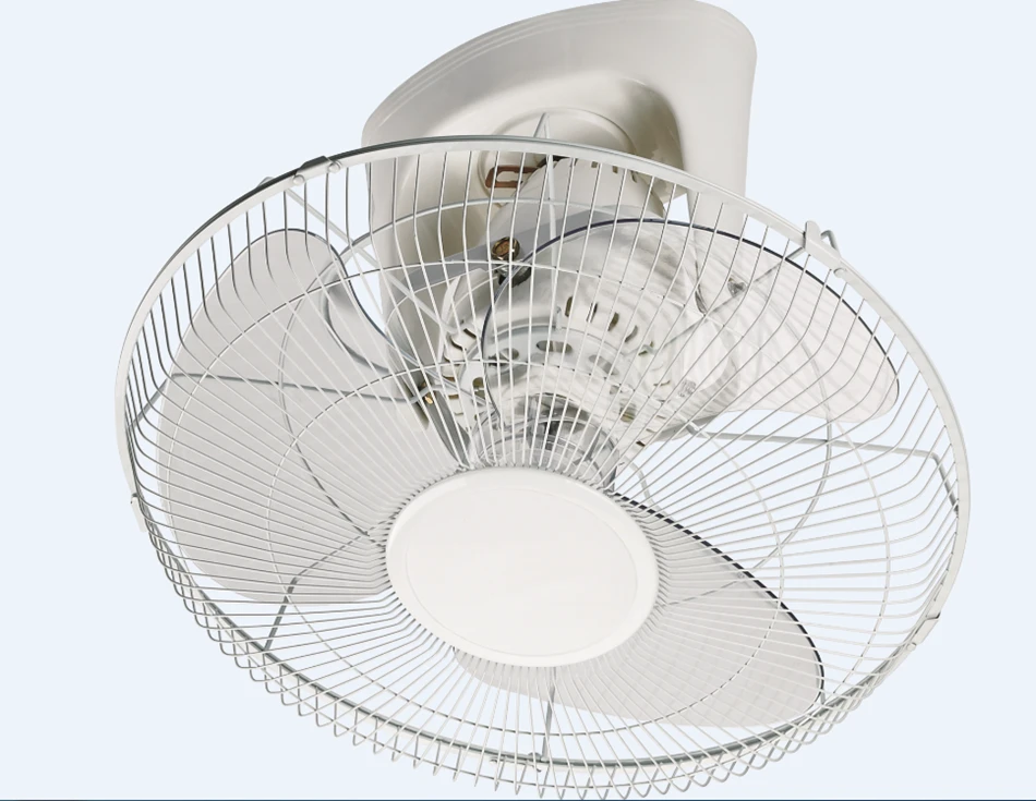 High Quality Super Wind quiet 360 degree Oscillation 16 inch ceiling mounted top Orbit Fan with CB
