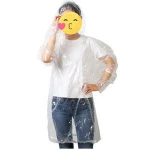 High quality transparent EVA waterproof raincoat/poncho