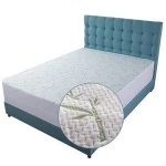High Quality Vinyl Free Hypoallergenic Waterproof Bamboo Mattress Protector