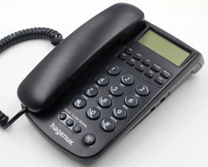 Home Office Desktop Wall-mount Caller ID Corded Analog phone Landline Telephone Set