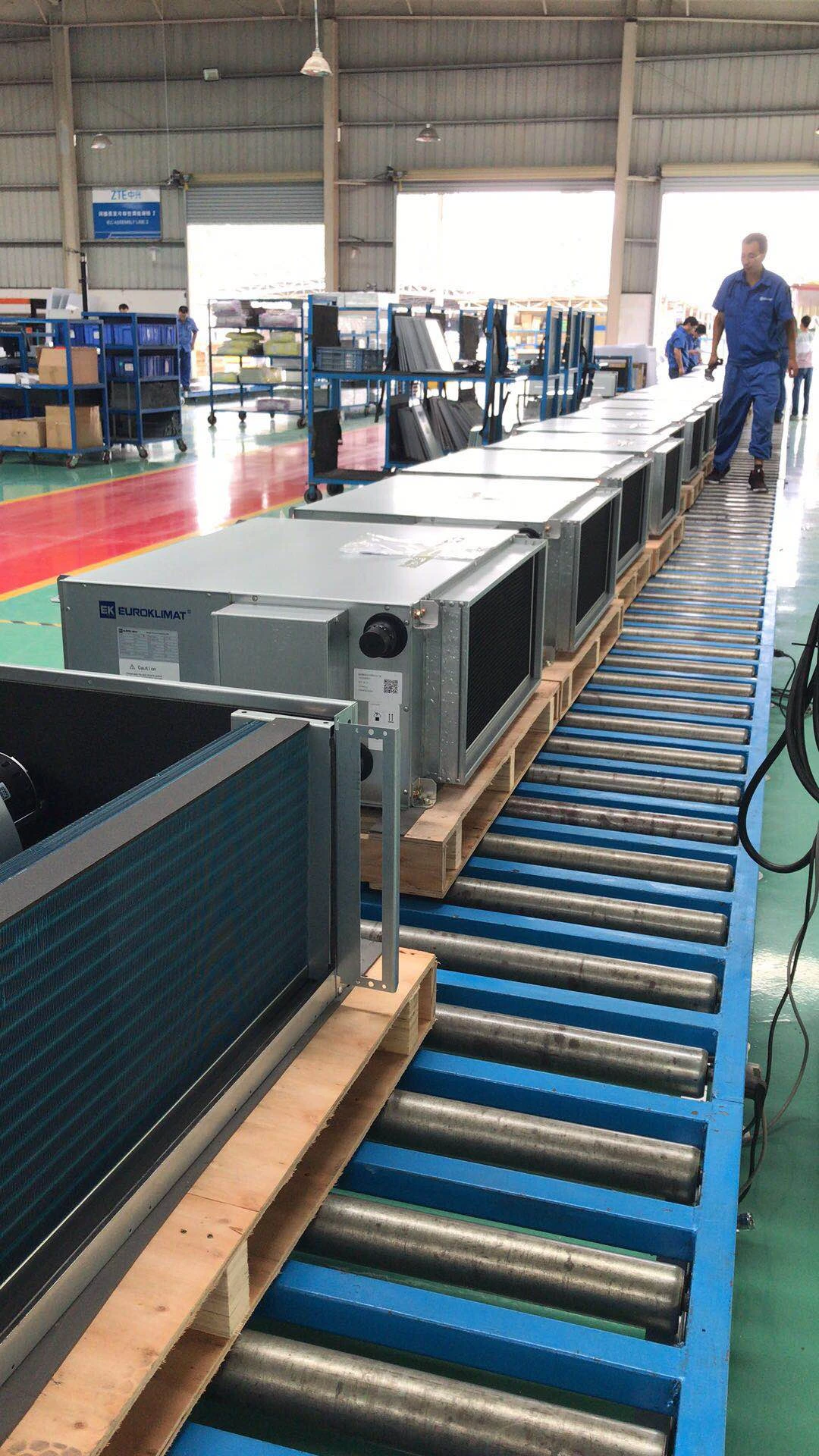 Horizontal concealed fan coil unit heating & cooling systems for industrial use FCU