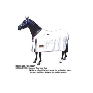 Horse summer rugs 100% cotton checks design