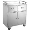 Hospital Equipment Nurse Medical Cabinet Trolley Dressing Treatment Cart/Singapore Stainless Steel Laboratory Trolleys Factory