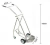 Hospital Furniture Oxygen Trolley Stainless Steel Gas cylinder trolley Oxygen Cylinder Trolley
