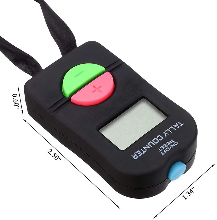 hot Digital Hand Tally Counter Electronic Manual Clicker ADD/SUBTRACT MODEL For Golf Sports Muslim