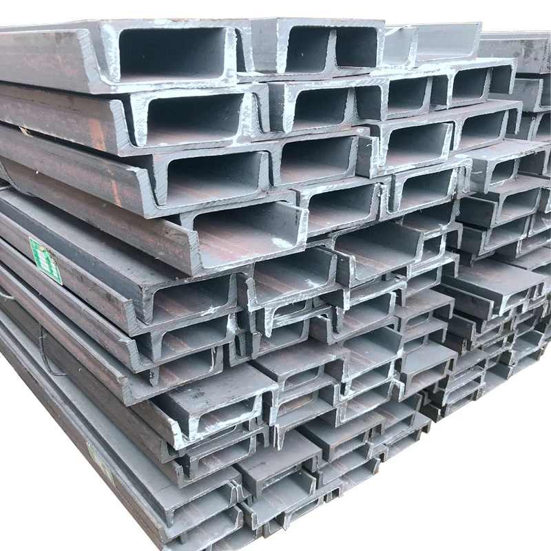 Hot rolled Q235B Q345B mild steel u type box double light gauge steel strut channel steel beam bar sizes
