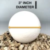 Hot Sale Ceramic Fire Balls White Round Fire Stones Set for Fire Pits 3 Inch Brick Red