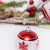 Hot sale classic 6cm shiny red hand painted Christmas ball/Christmas decorative ornament ball