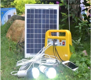 Hot Sale in UK 10W Solar Lighting Kit for Solar Home Lighting System
