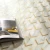 Import Hot Sale Metal Brass Insert White Marble Herringbone Pattern Waterjet Tile Marble Mosaic For Backsplash from China