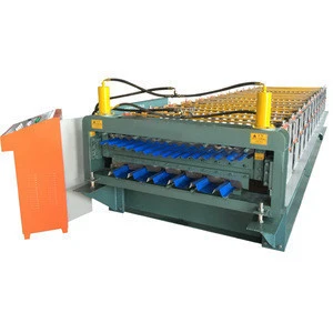 Hot sale metal roofing glazed tile roll forming machine, machine ceramic tile glazed made in china