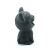 Hot Sale Natural Crystal Hand Carving Crafts Black Obsidian Cute Dogs Animals For Gift
