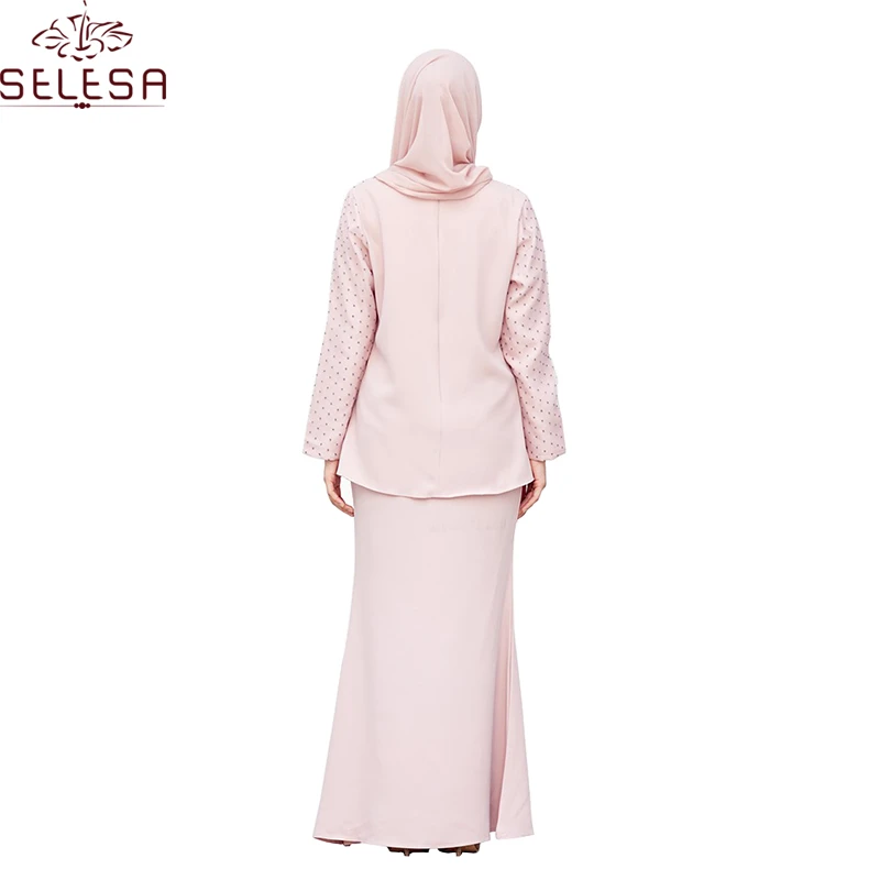 Hot Sale New Design Islamic+Clothing Fashion Muslim Dress With Instant Hijab Abayas For Women Muslim