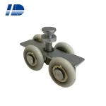 Hot sale sliding wardrobe nylon door roller wheel set for wardrobe