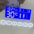 Import Hot Sales 6 digits Blue tooth Control LED bathroom mirror touch sensor switch digital clock from China