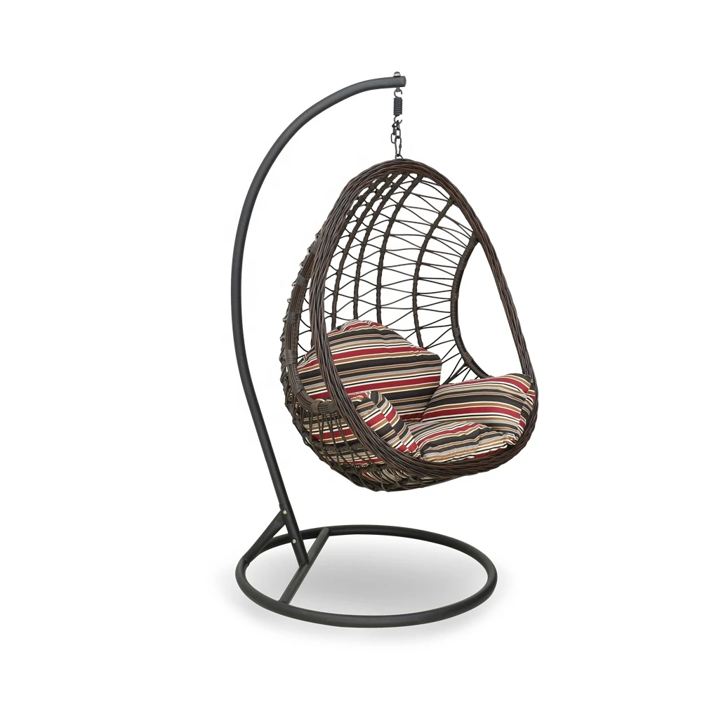 Hot sell hammock swing chair outdoor furniture balcony patio rattan hanging egg chair swing chair