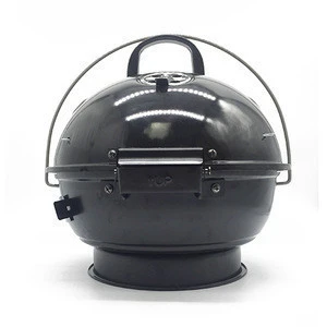 Hot Selling 14 Inch Cooking Black Grills Outdoor Garden Charcoal BBQ Grill Round Multi-function Barbecue Grill