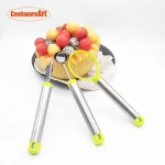 HOT SELLING 3 PCS KITCHEN  FRUIT CARVING TOOL SET STAINLESS DIG FRUIT KIT  WITH STAINLESS STEEL HANDLE