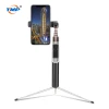 hot selling cell phone tripod selfie stick Bluetooth, selfie monopod stick with bluetooth selfie shutter button remote