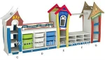 Hot selling Children Furniture Toy Cabinets LT-2149B