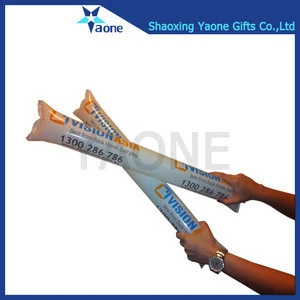 Hot selling customize inflatable cheering sticks noise maker