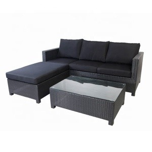 HOT SELLING OUTDOOR BACKYARD RATTAN FURNITURE TABLE AND CHAIR SOFA SET