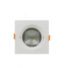 Hot selling plastic ip44 5w smd square led recessed downlight housing