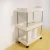 Import Hot Selling Plastic White Save Space 3 Tiers Organizer Utility Rolling Cart Wheel Storage Rack from China