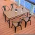 Import Hot Selling Popular Cheap Wholesale Wood Metal Dining Furniture Patio Garden Sets Outdoor Chairs from China