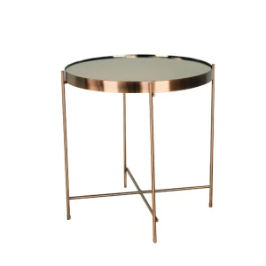 Hot Selling Side Table Nordic Foldable Sofa Tray Small Bed End Metal Round Modern Luxury Gold Coffee Side Table  coffe tabl set