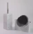 Import Hot White Resin Marble Bathroom Set with Mirror and Toilet brush holder from China