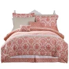 Hot Wholesale printed soft brushed fabric 10 Piece Bedding Comforter Set for Bedroom