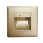 Hotel using 1W Microwave Sensor Step  Wall Light Integrated LED Deck Light