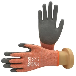 HPPE Level 5 cut Protection gloves PU coated Food Grade Kitchen glass lightweight Safety Anti Cut Gloves