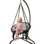 HR indoor outdoor rope hanging swing, patio swing, bedroom hammock swing
