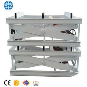 hydraulic double scissor lift table/lift table/plywood lifter