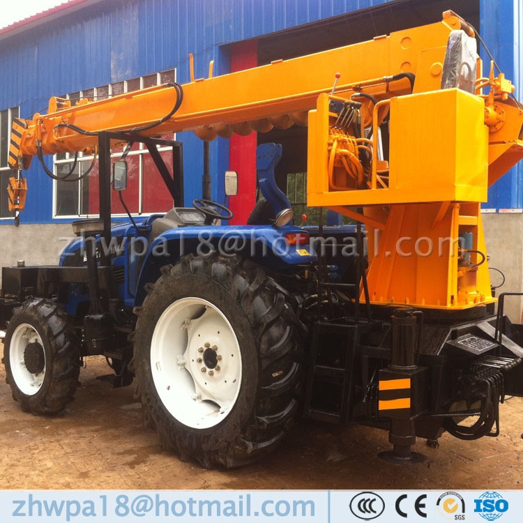 hydraulic earth auger tractor auger drilling machine