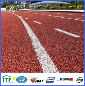 IAAF Approved 400 Meter Standard Track Spray-coat Rubber Runway Flooring