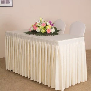 IBM table covers/skirt wedding decoration