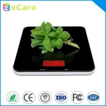 IC201 Black w -1 Rechargeable household kitchen electronic scales